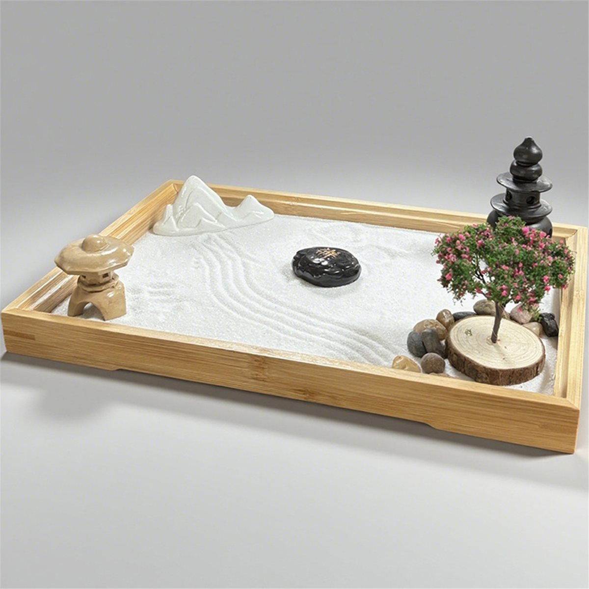 618 메가 세일 일본식 정원 장식 세트 (흰 모래,  - Bonsai Garden For Sale 리뷰 및 가격