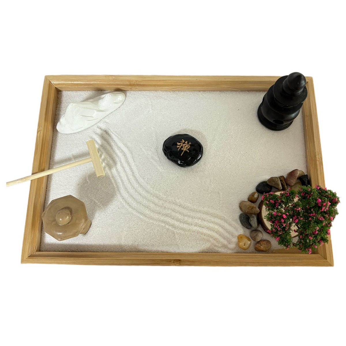 618 메가 세일 일본식 정원 장식 세트 (흰 모래,  - Bonsai Garden For Sale 리뷰 및 가격